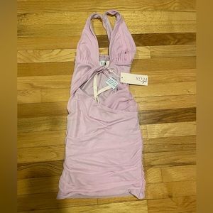 NEW Oh Polly Lilac Cut Out Dress